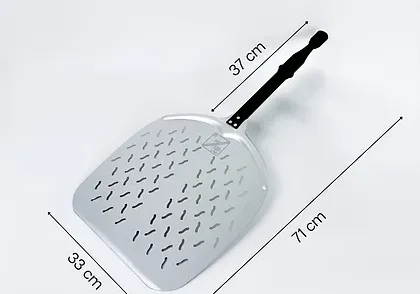 Effeuno Professional Perforated Pizza Peel - Pizzaschep afmetingen